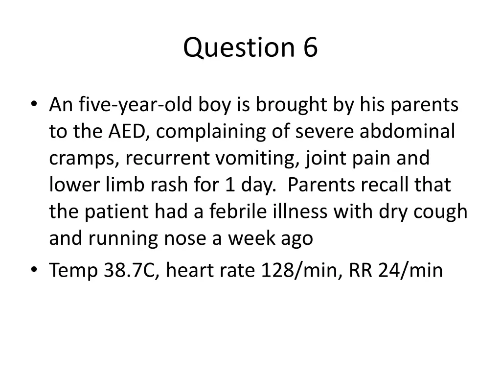 question 6