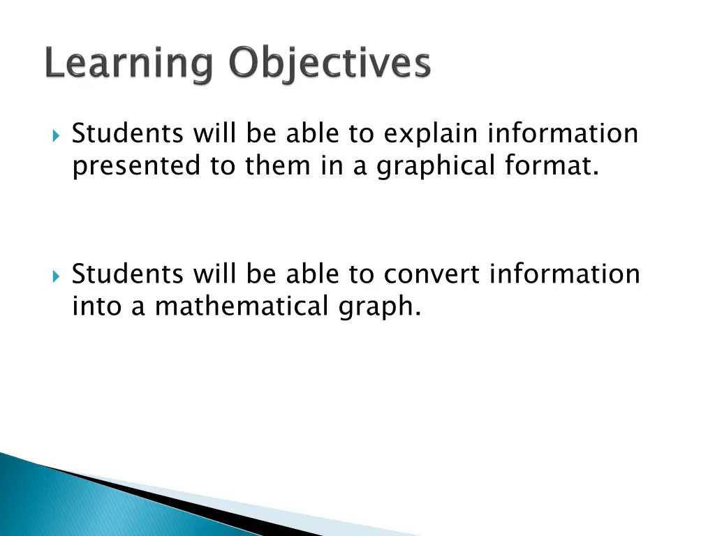 students will be able to explain information