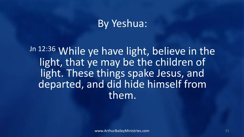 by yeshua