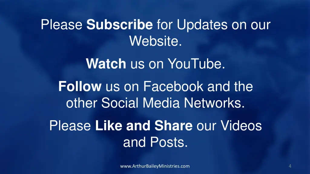 please subscribe for updates on our website watch