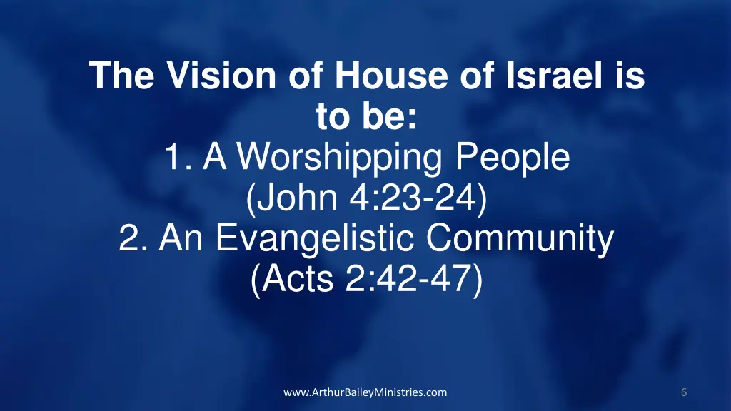 the vision of house of israel