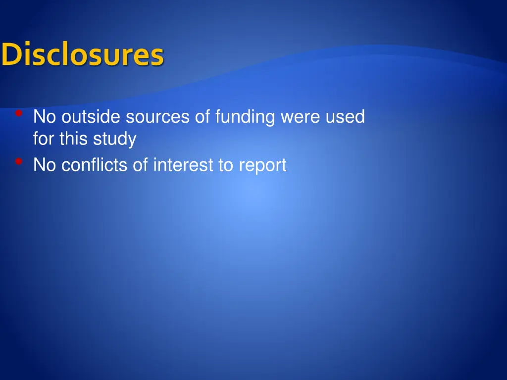 disclosures