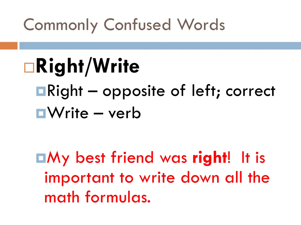 commonly confused words 15