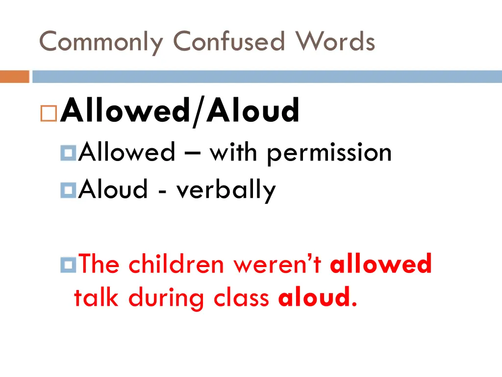 commonly confused words 16