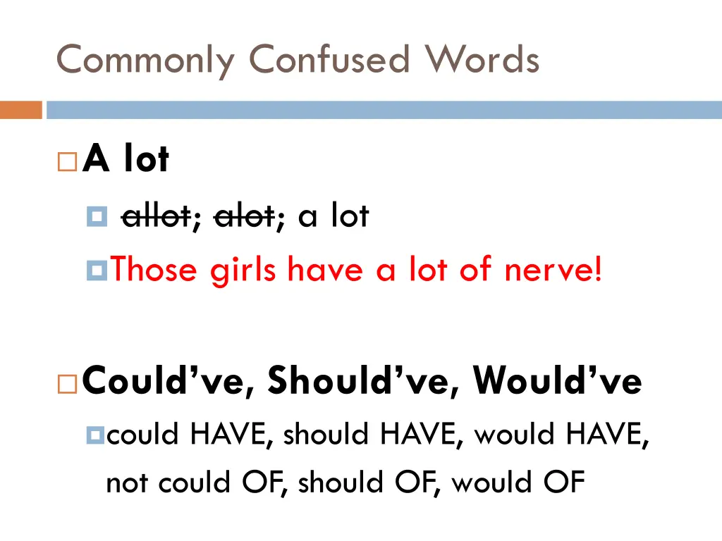 commonly confused words 3