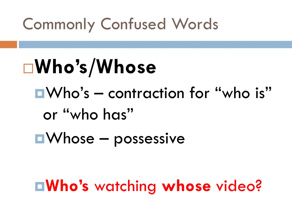 commonly confused words 8