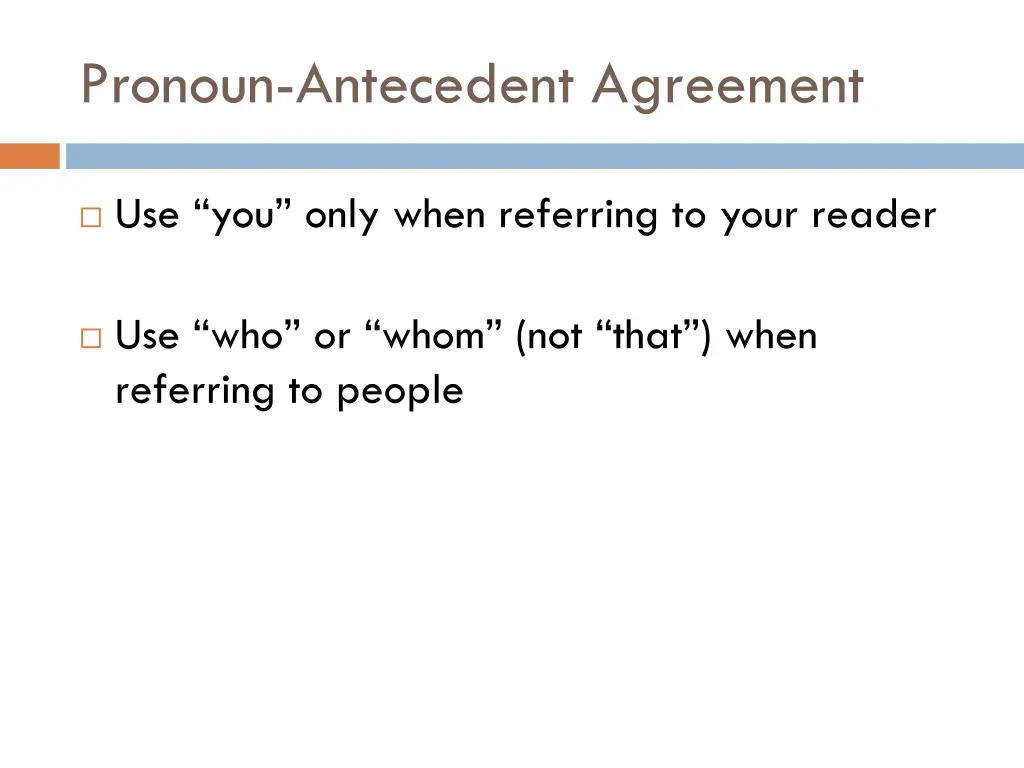 pronoun antecedent agreement 6