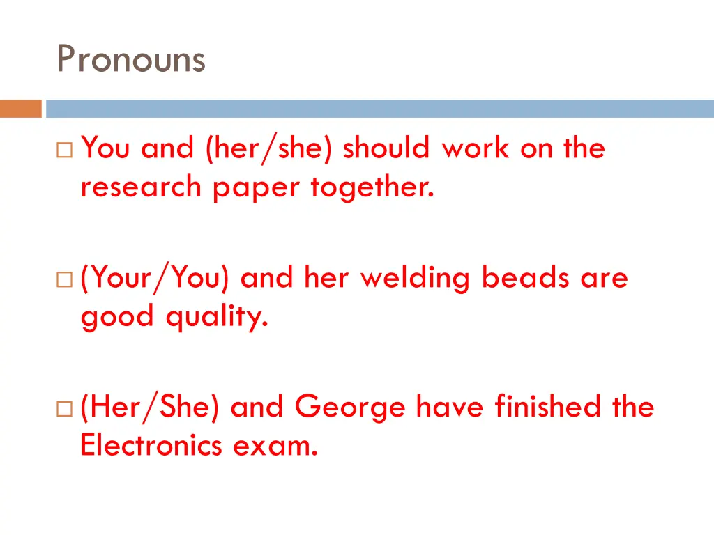 pronouns 3