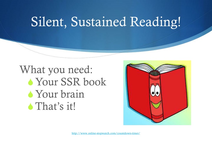 silent sustained reading