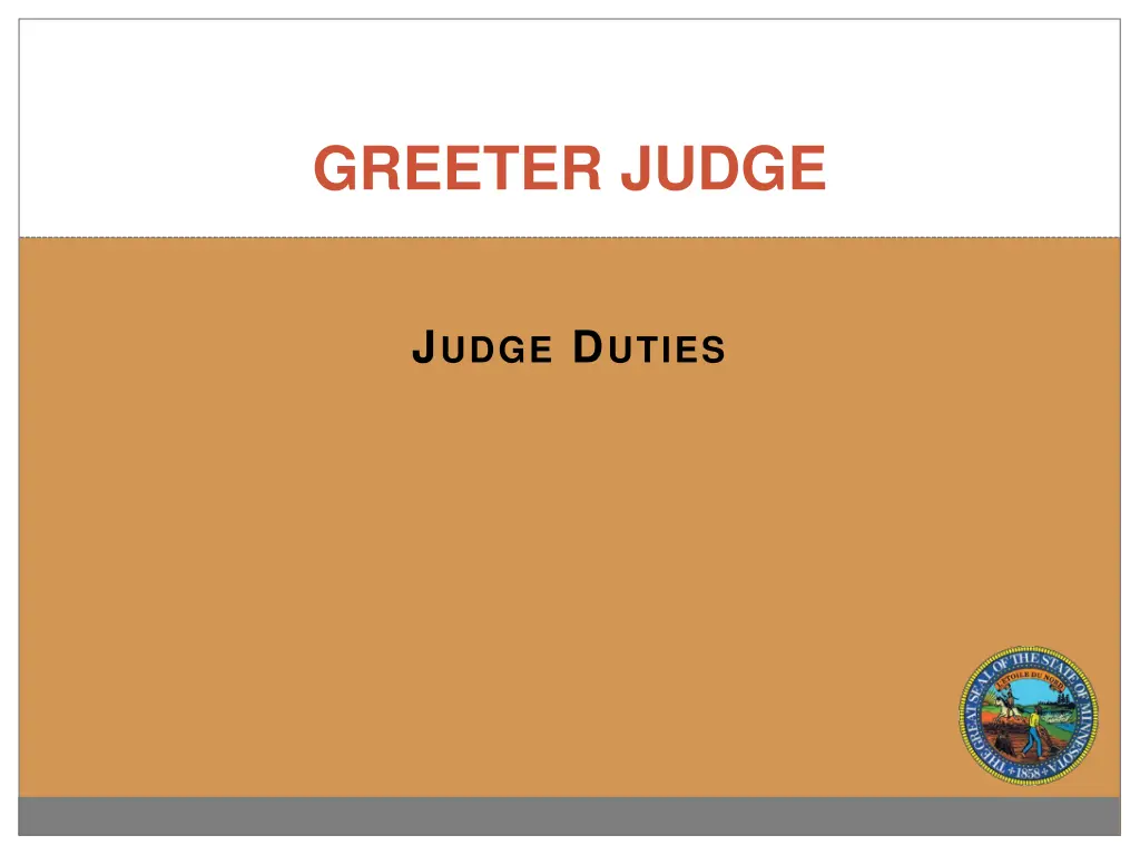 greeter judge