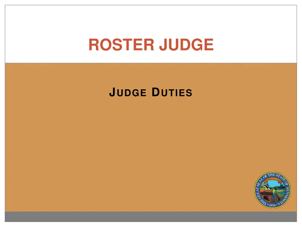 roster judge