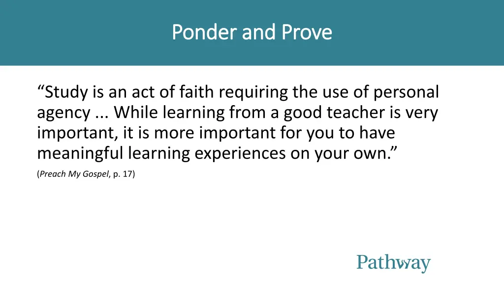 ponder and prove ponder and prove