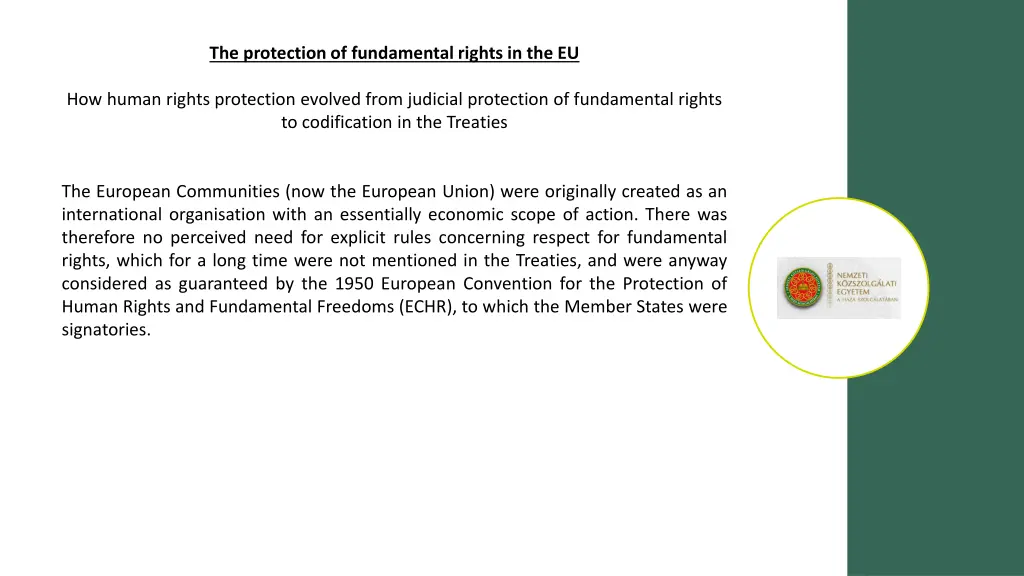 the protection of fundamental rights in the eu