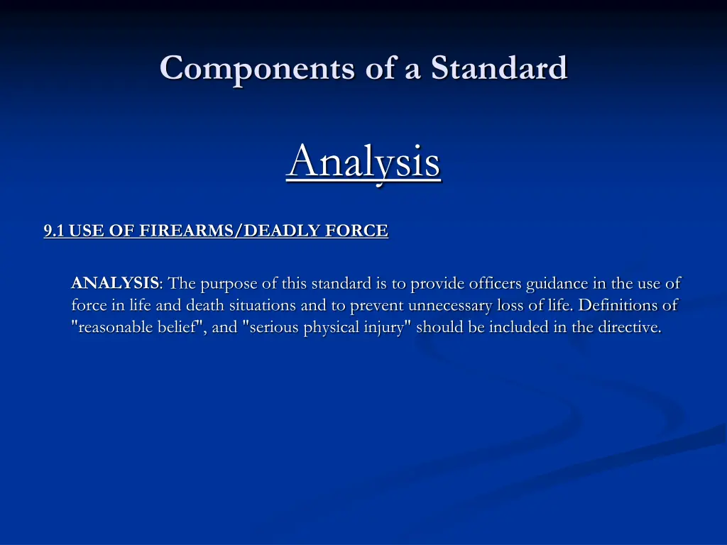 components of a standard 14