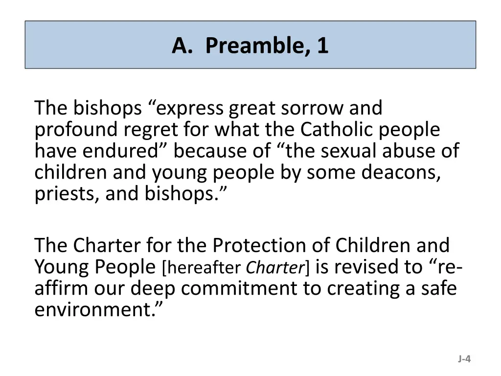 a preamble 1