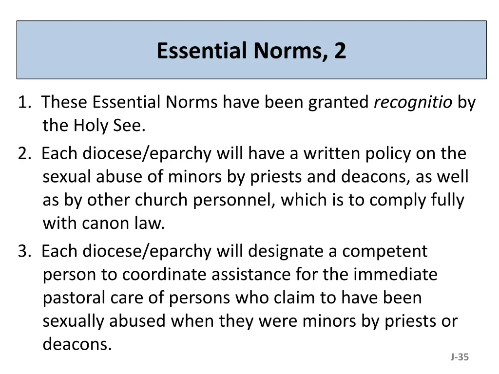 essential norms 2