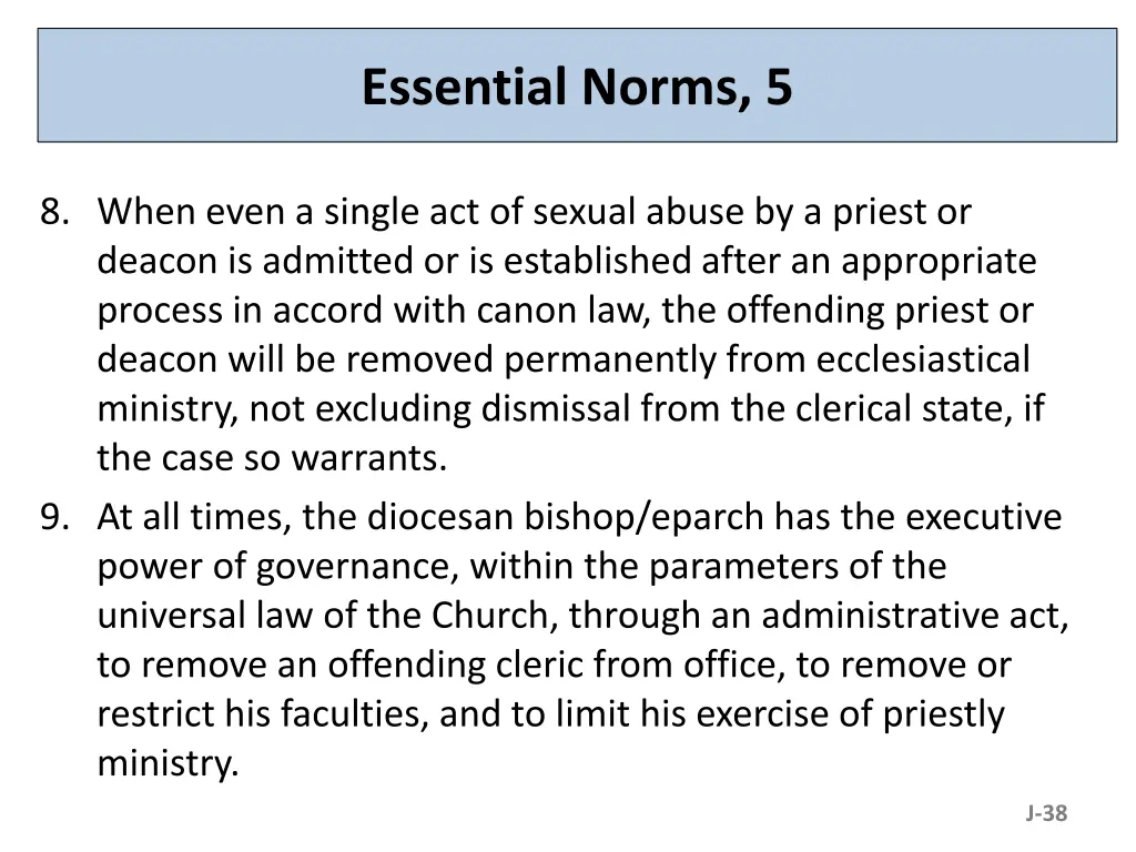 essential norms 5