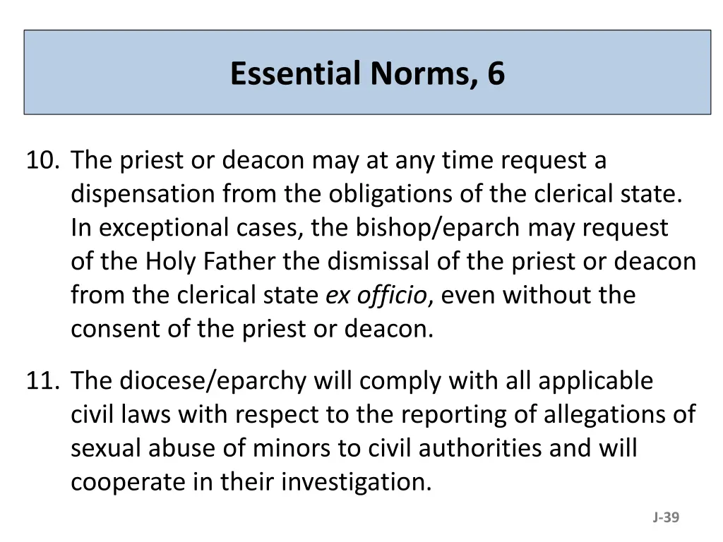 essential norms 6