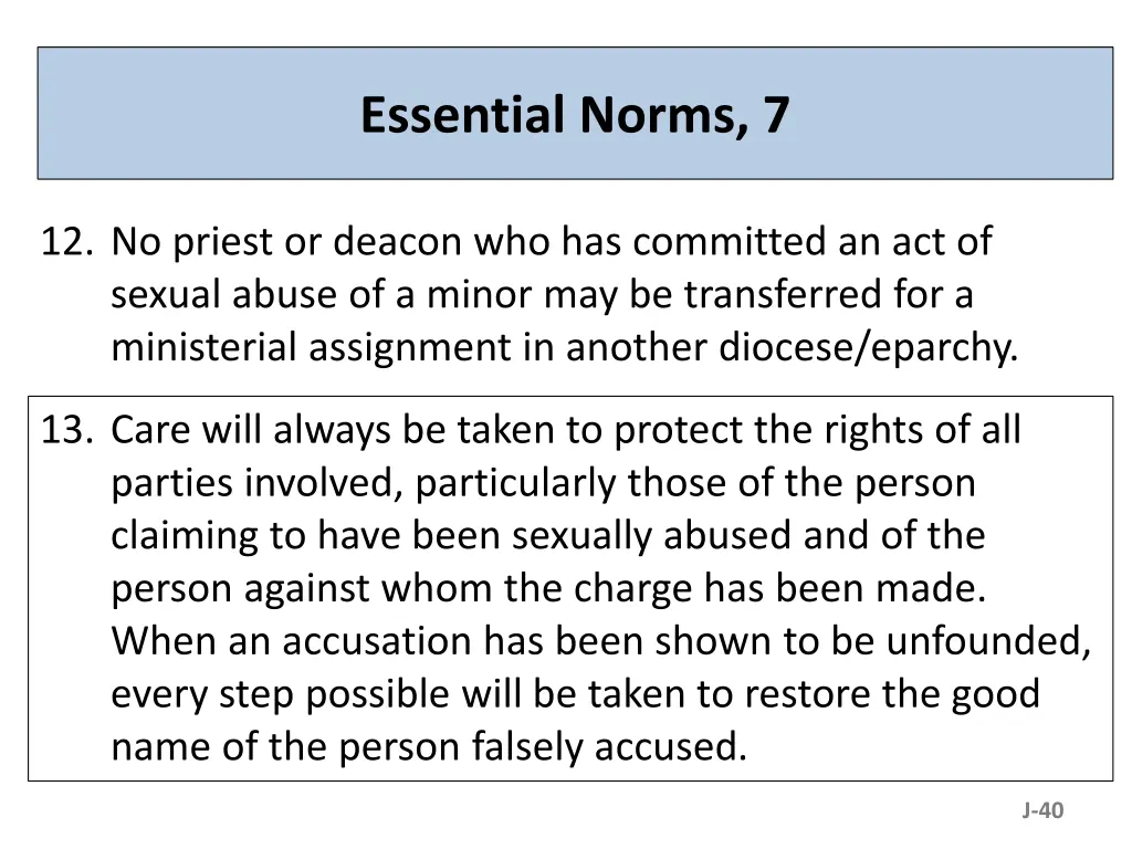 essential norms 7