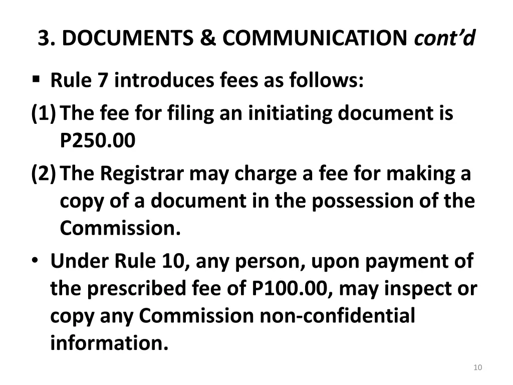 3 documents communication cont d 1