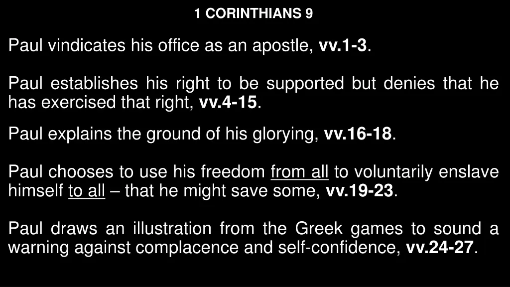 1 corinthians 9