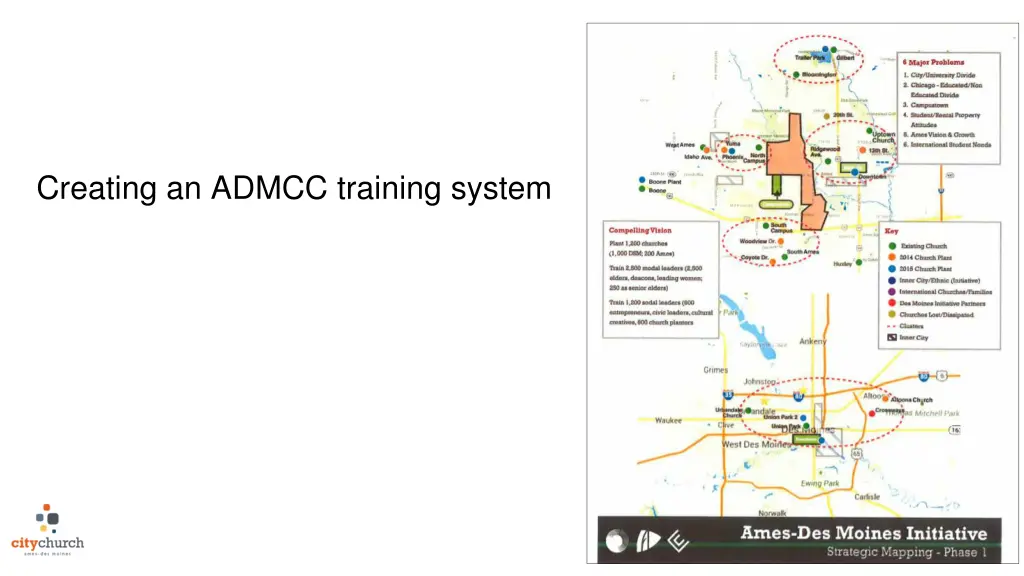 creating an admcc training system