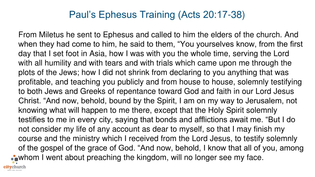 paul s ephesus training acts 20 17 38