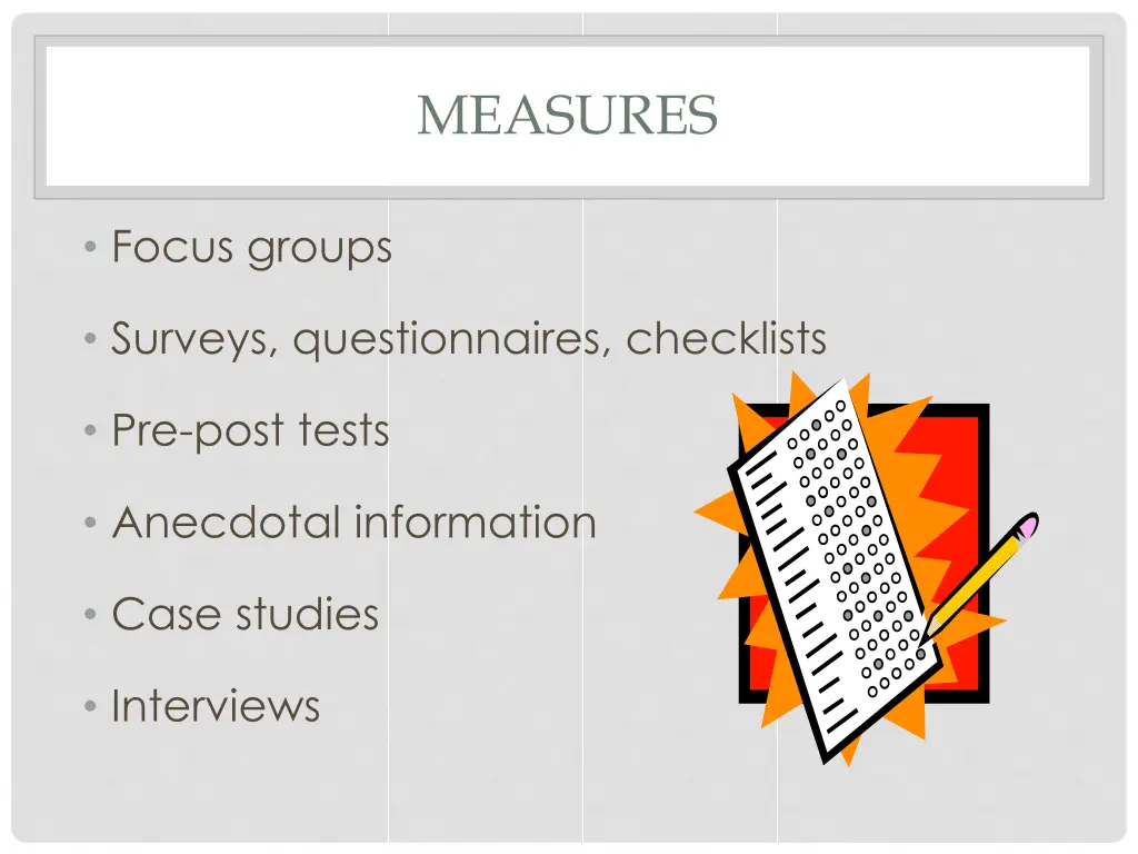 measures