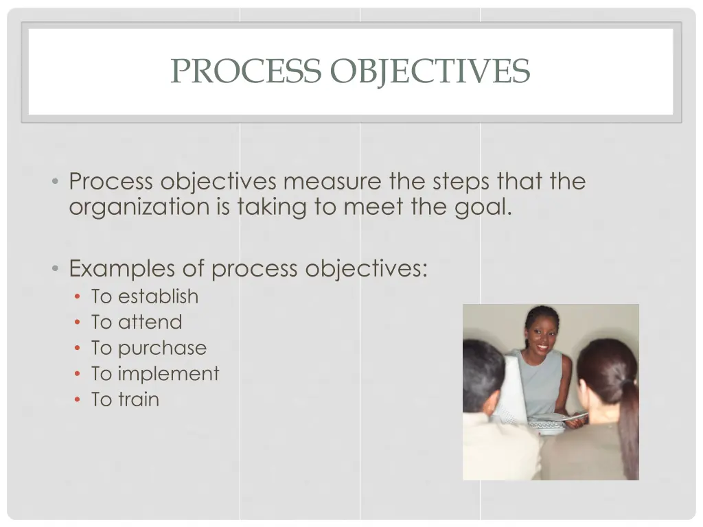 process objectives