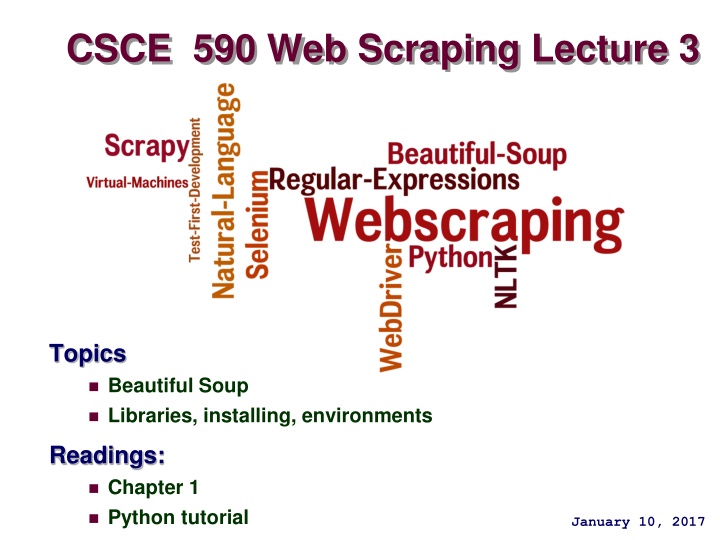 csce 590 web scraping lecture 3