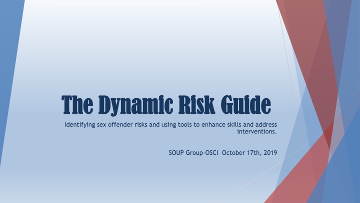 the dynamic risk guide the dynamic risk guide