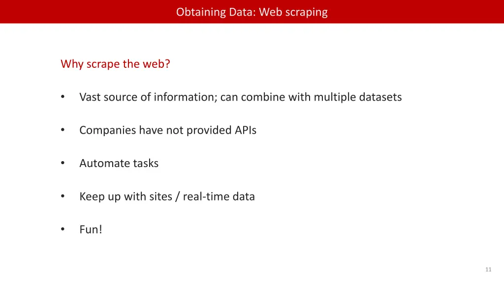 obtaining data web scraping 1