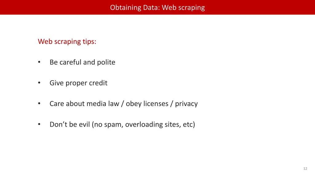 obtaining data web scraping 2