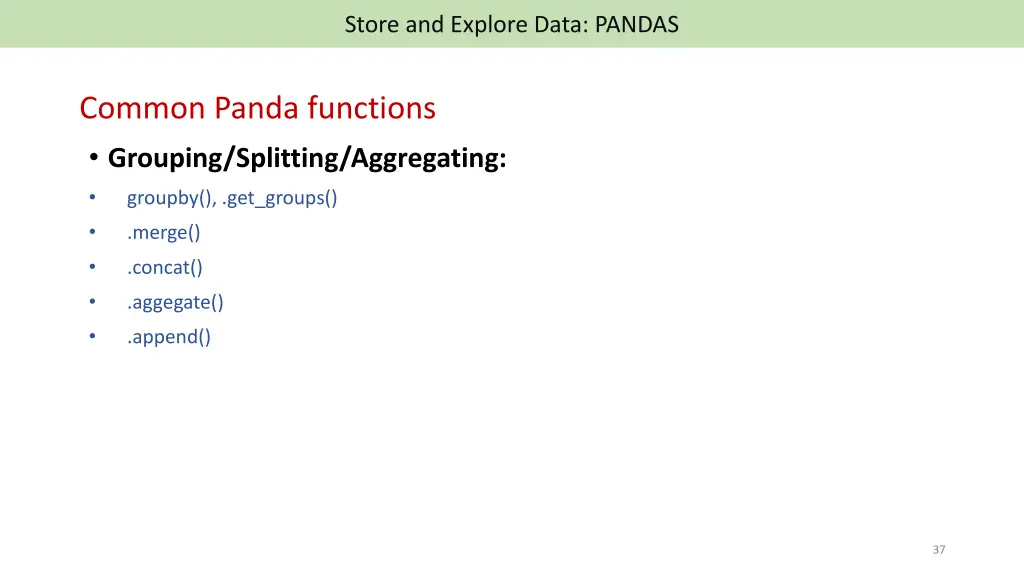 store and explore data pandas 8