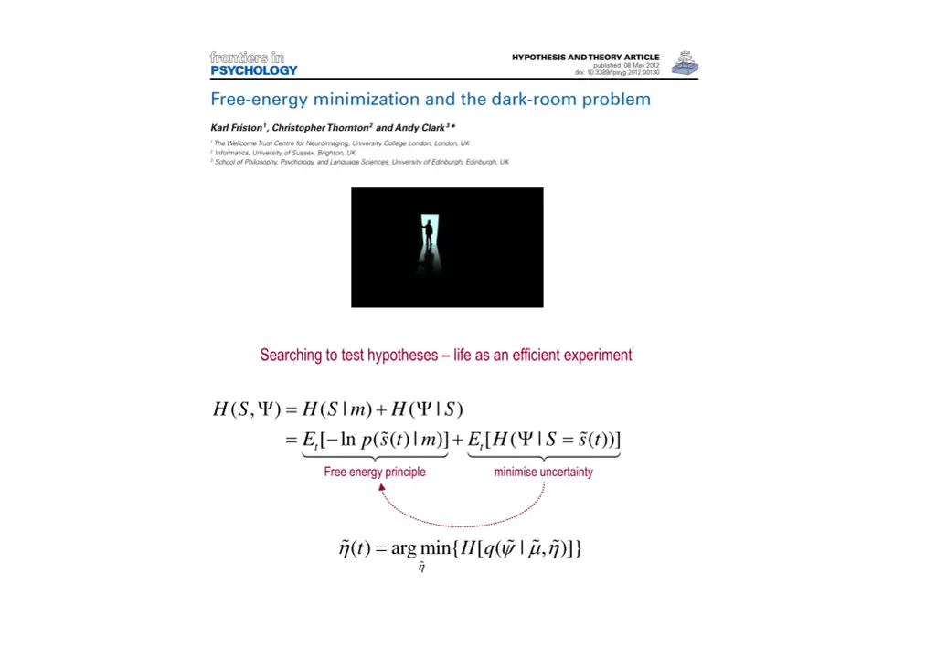 searching to test hypotheses life as an efficient