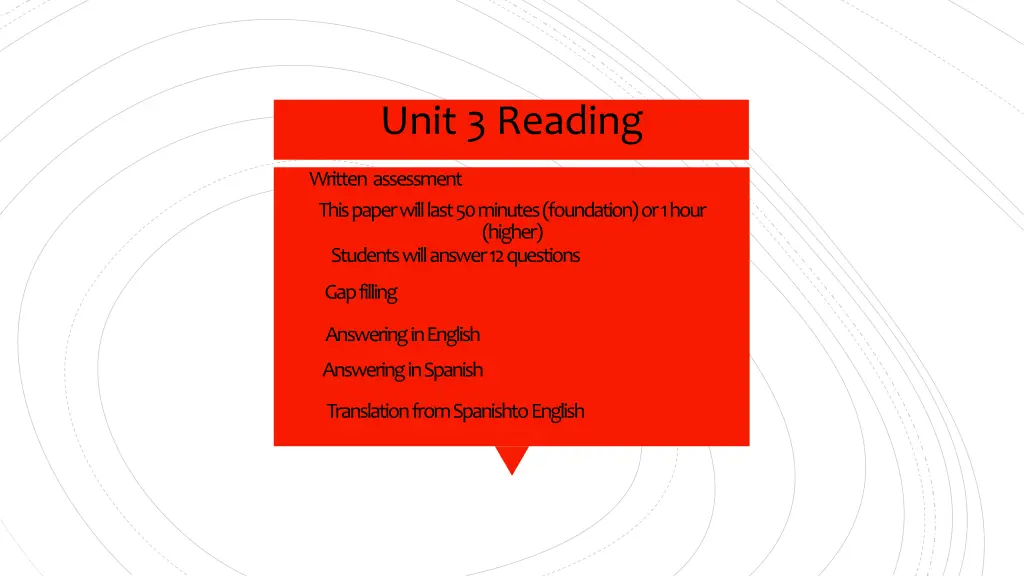 unit 3 reading