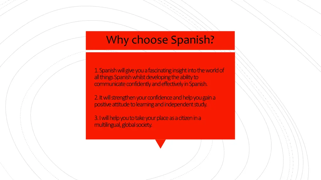 why choose spanish