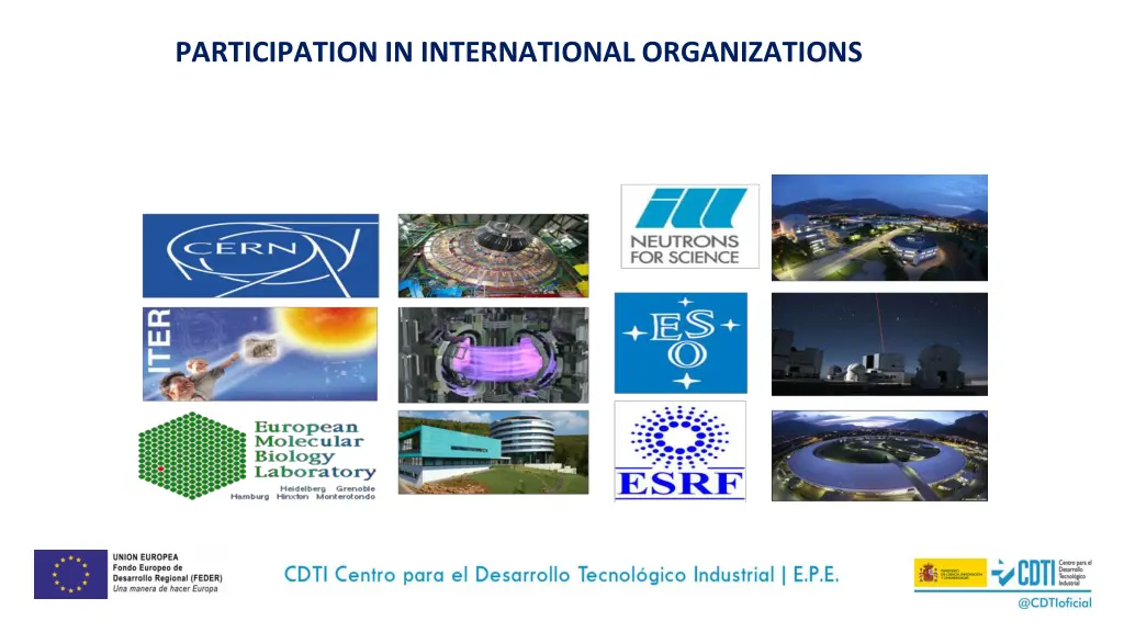 participation in international organizations