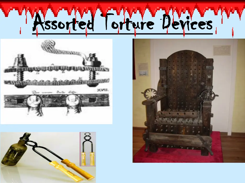 assorted torture devices assorted torture devices