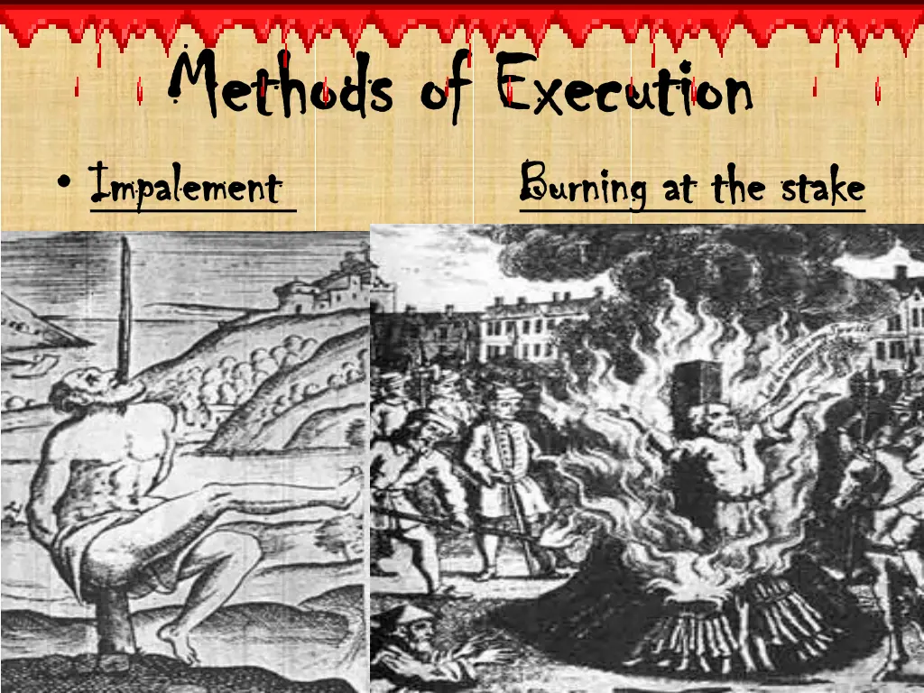 methods of execution methods of execution