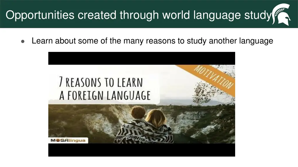 opportunities created through world language study