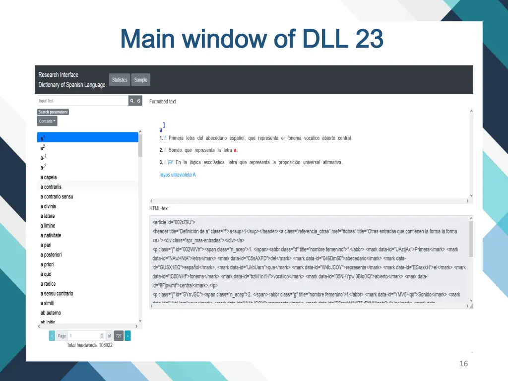 main window of dll 23 main window of dll 23