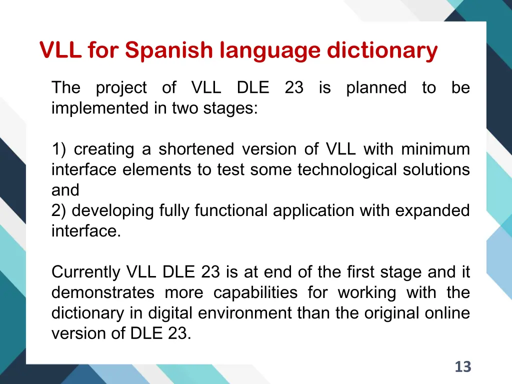 vll for spanish language dictionary 1