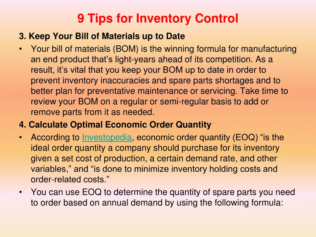 9 tips for inventory control 2