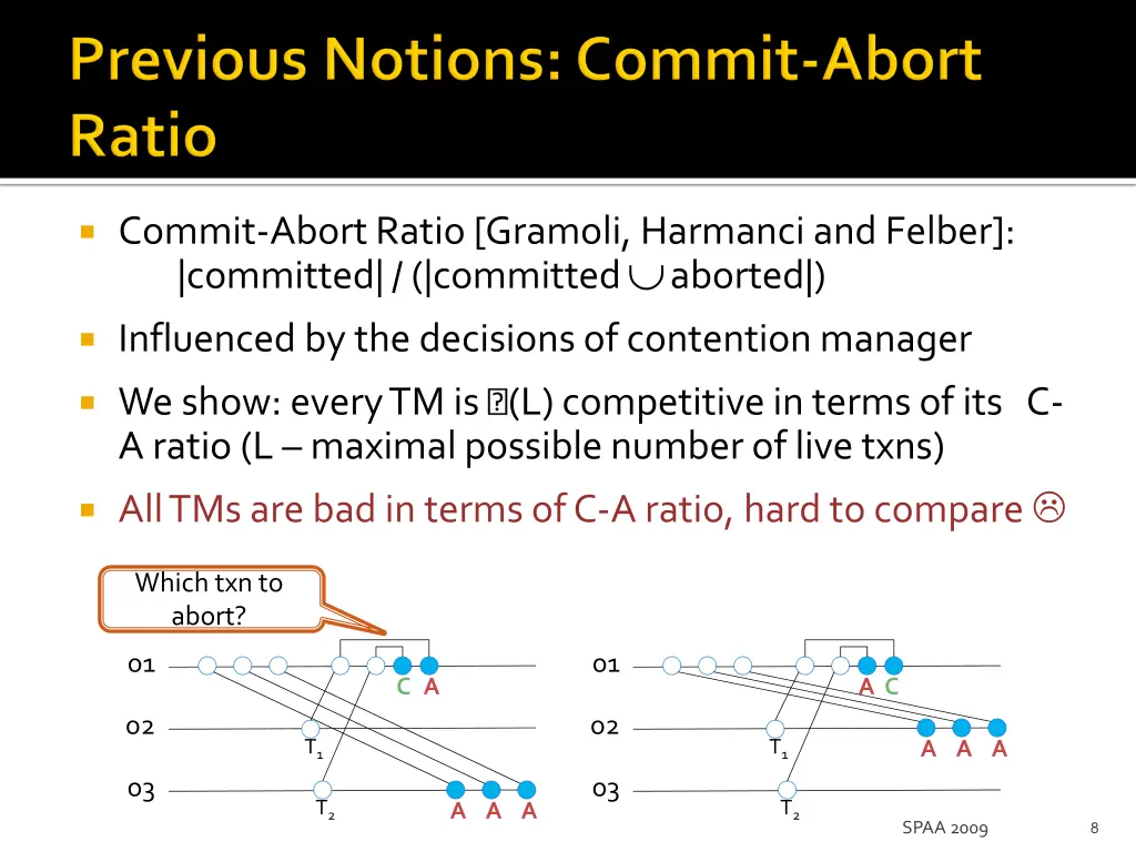 commit abort ratio gramoli harmanciand felber