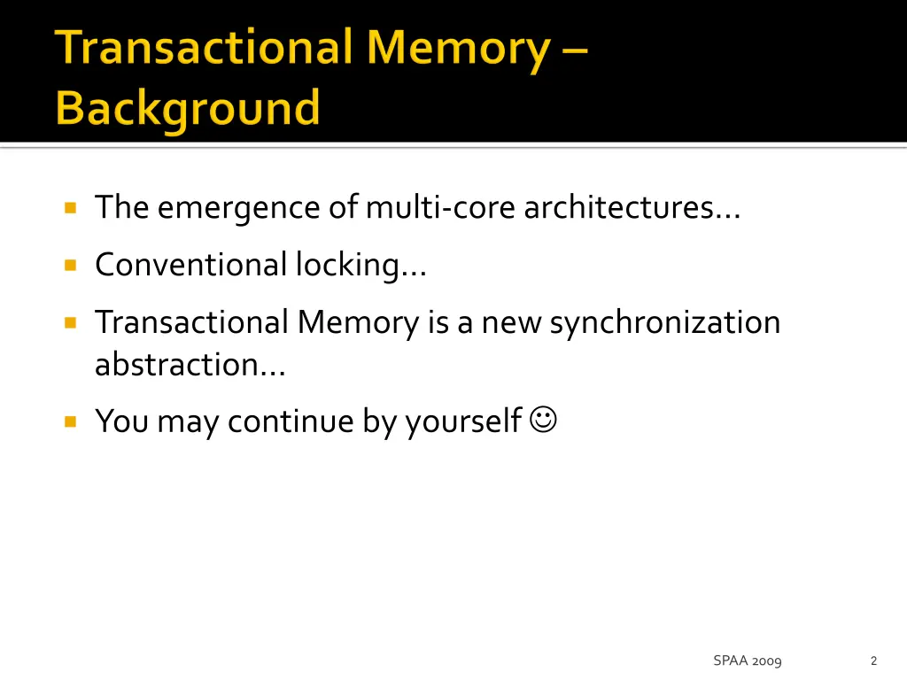 the emergence of multi core architectures