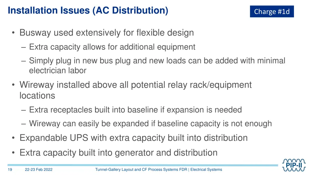 installation issues ac distribution