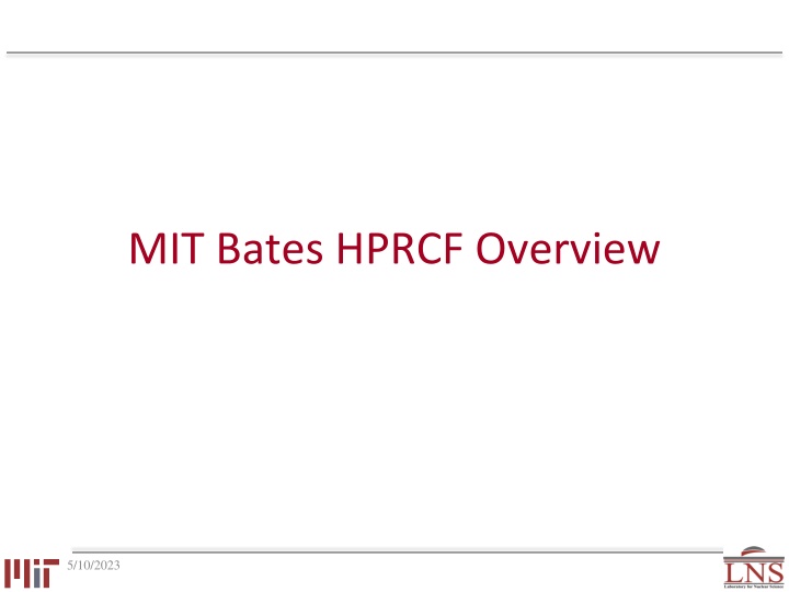 mit bates hprcf overview