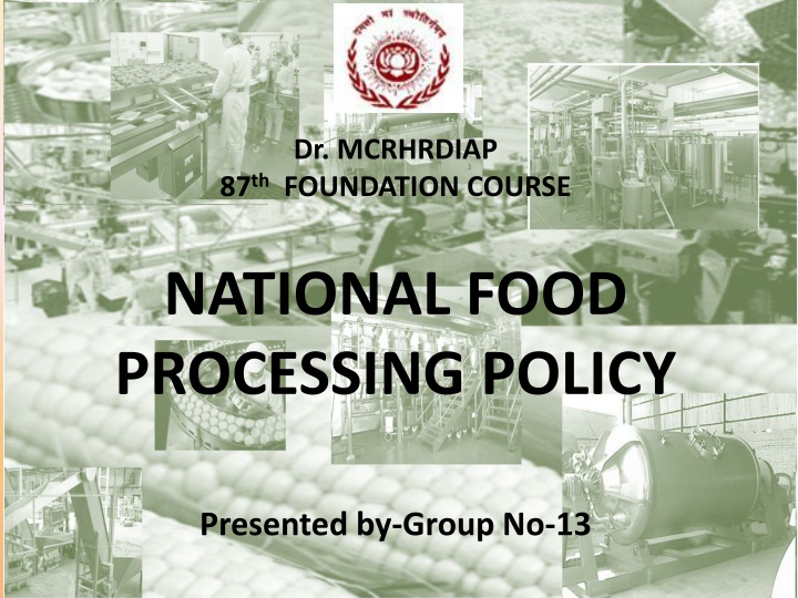 dr mcrhrdiap 87 th foundation course