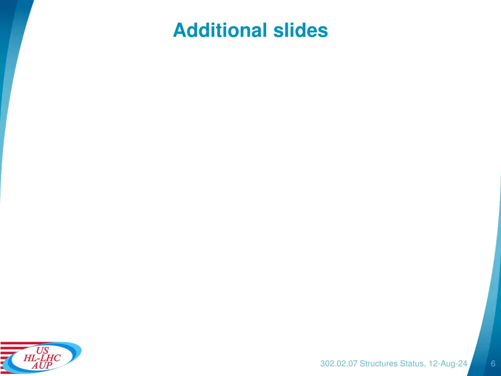 additional slides